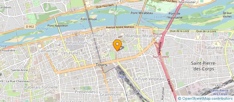 localisation de l'entreprise PRIVILEGES DE FRANCE à TOURS