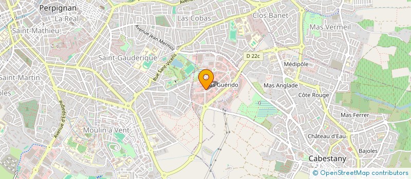 localisation de l'entreprise PRIVINDEP à CABESTANY