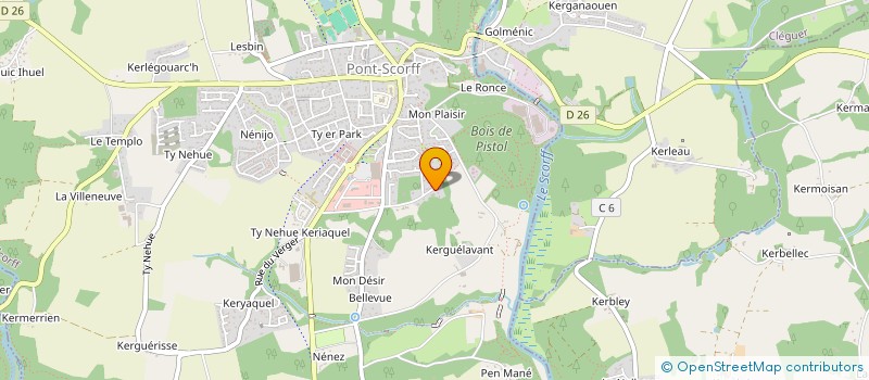 localisation de l'entreprise PRIVY-FIT  PONT-SCORFF