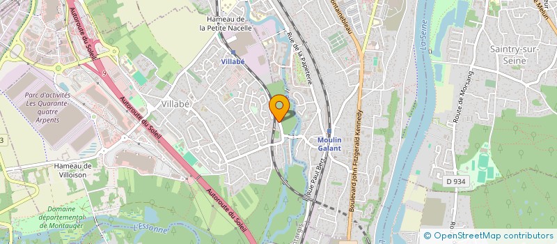 localisation de l'entreprise PRIX PAR LE TEMPS  VILLABE