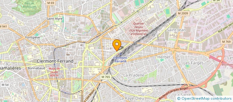 localisation de l'entreprise PRIX PRO à CLERMONT-FERRAND