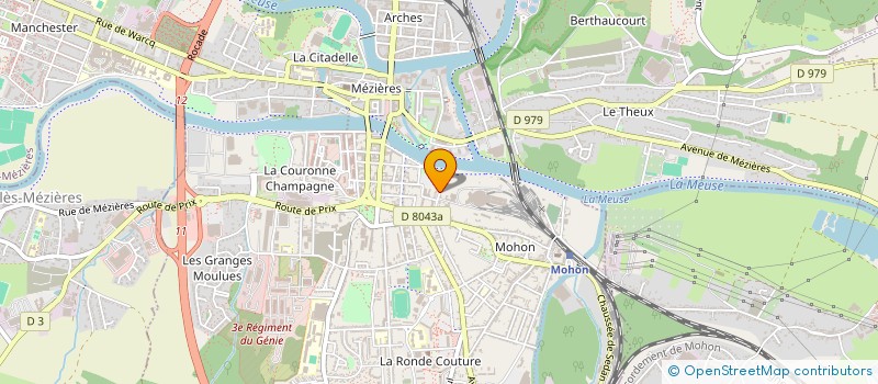 localisation de l'entreprise PRIXCANON à CHARLEVILLE-MEZIERES