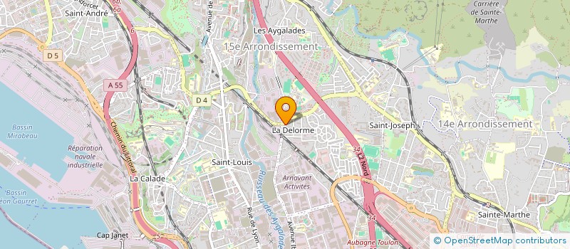 localisation de l'entreprise PRIXI à MARSEILLE