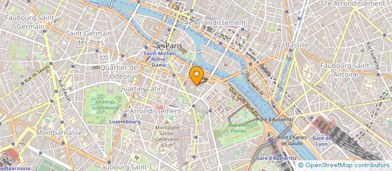 localisation de l'entreprise PRIXM - BERNARDINS  PARIS