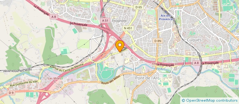 localisation de l'entreprise PRIXTEL à AIX-EN-PROVENCE