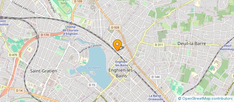 localisation de l'entreprise PRIYA  ENGHIEN-LES-BAINS