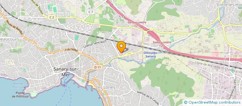 localisation de l'entreprise PRIYA REVELE TON OR à SANARY-SUR-MER
