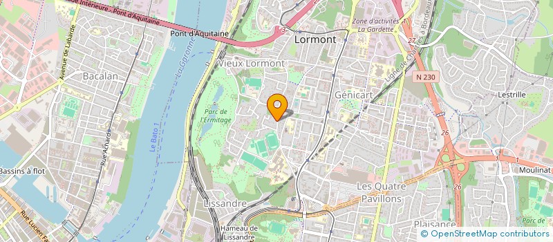 localisation de l'entreprise PRIZMA  LORMONT