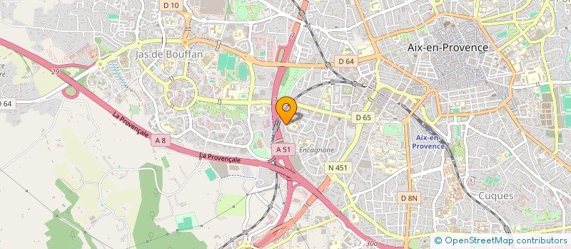 localisation de l'entreprise PRIZME à AIX-EN-PROVENCE