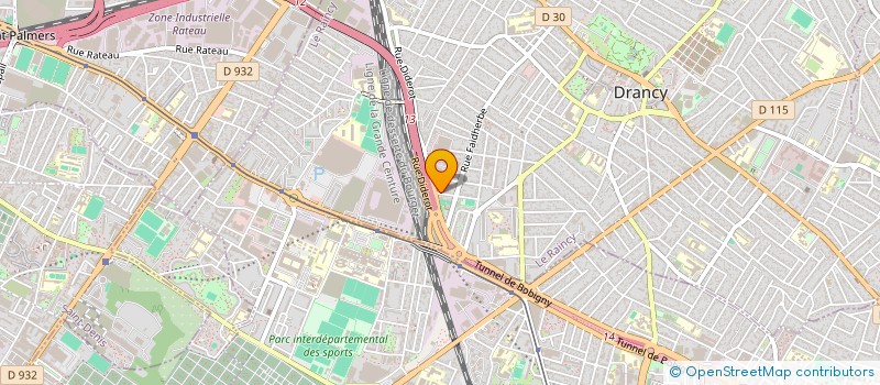 localisation de l'entreprise PRJ BAT à DRANCY