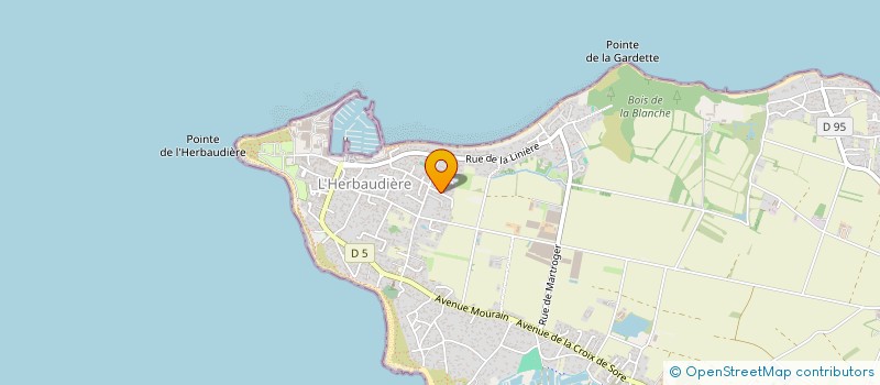 localisation de l'entreprise PRJS  NOIRMOUTIER-EN-L'ILE