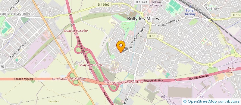 localisation de l'entreprise PRL  BOUVIGNY-BOYEFFLES