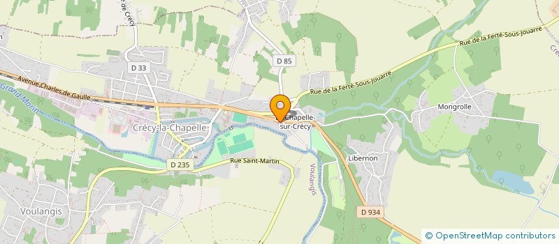 localisation de l'entreprise PRL CORELEC à CRECY-LA-CHAPELLE