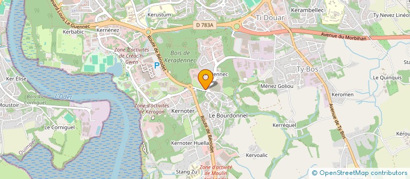 localisation de l'entreprise PRL HENT AR MOOR  GUERANDE