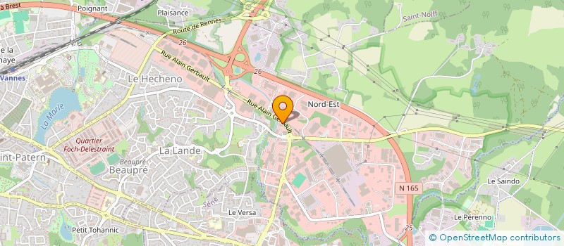 localisation de l'entreprise PRL LE CLOS DES 4 SAISONS à VANNES