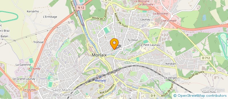 localisation de l'entreprise PRLB  MORLAIX