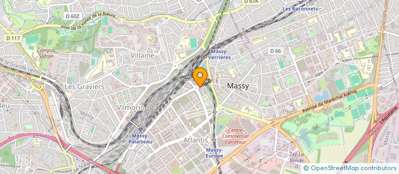 localisation de l'entreprise PRLN à MASSY