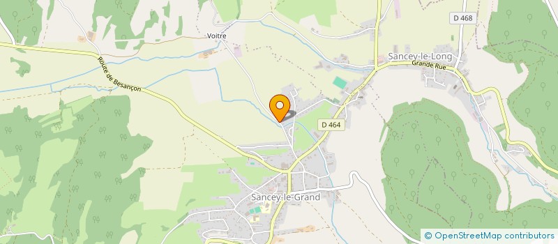 localisation de l'entreprise PRM  SANCEY