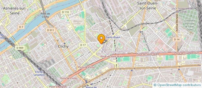localisation de l'entreprise PRM BATI à CLICHY