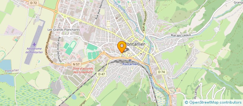 localisation de l'entreprise PRM INVEST à PONTARLIER