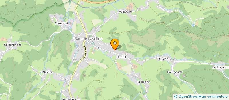 localisation de l'entreprise PRM - S.A.S.  BAN-DE-LAVELINE