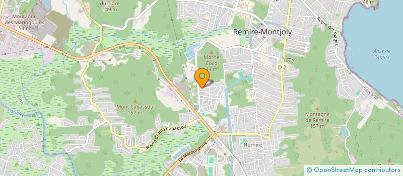 localisation de l'entreprise PRMS BAT. CONS. G  REMIRE-MONTJOLY