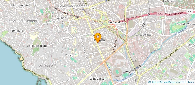 localisation de l'entreprise PRO à MARSEILLE