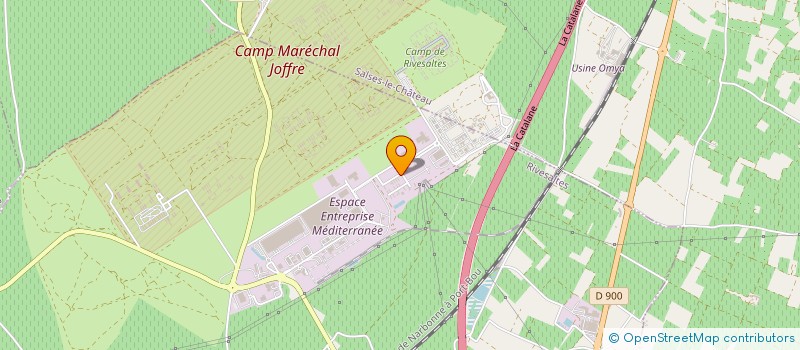 localisation de l'entreprise PRO 2000 à RIVESALTES