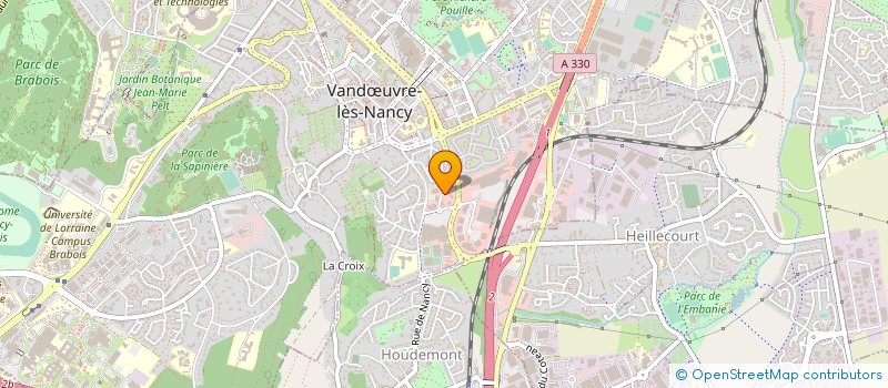 localisation de l'entreprise PRO 2M SERVICES  VANDUVRE-LES-NANCY