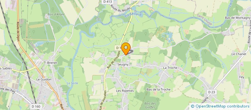 localisation de l'entreprise PRO-3D à LOUHANS