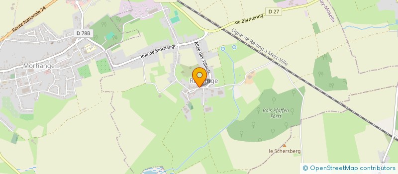 localisation de l'entreprise PRO 3M  RACRANGE