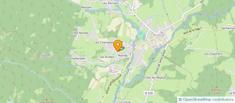 localisation de l'entreprise PRO 4X4 à SAINT-ANDRE-DE-BOEGE