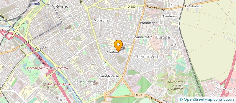 localisation de l'entreprise PRO 7 à REIMS