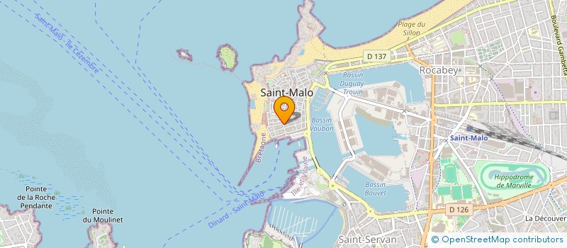 localisation de l'entreprise PRO.7  SAINT-MALO