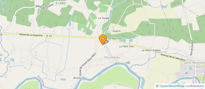 localisation de l'entreprise PRO  PORCHERES