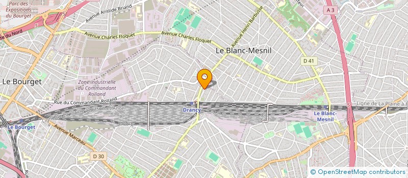 localisation de l'entreprise PRO A8 à DRANCY
