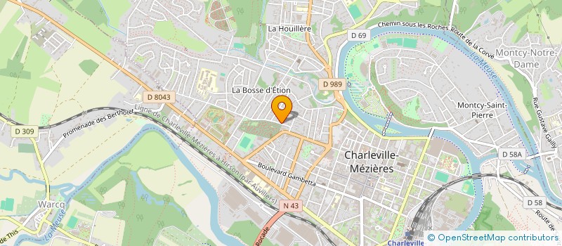 localisation de l'entreprise PRO-ACCESS à CHARLEVILLE-MEZIERES