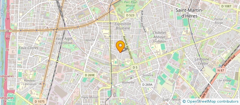 localisation de l'entreprise PRO ACTIF IMMOBILIER  GRENOBLE