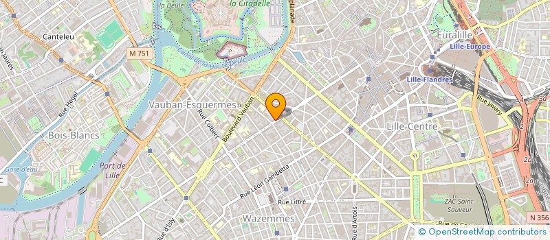 localisation de l'entreprise PRO ACTYS à LILLE