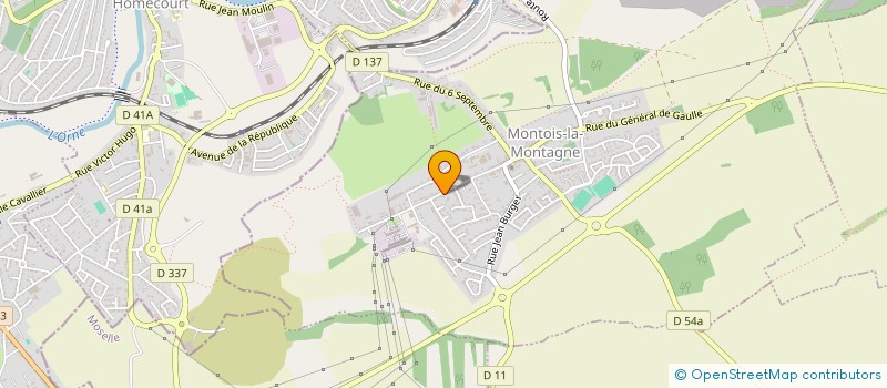 localisation de l'entreprise PRO'AIR à MONTOIS-LA-MONTAGNE