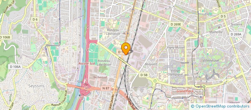 localisation de l'entreprise PRO ALP'FORMATION à GRENOBLE