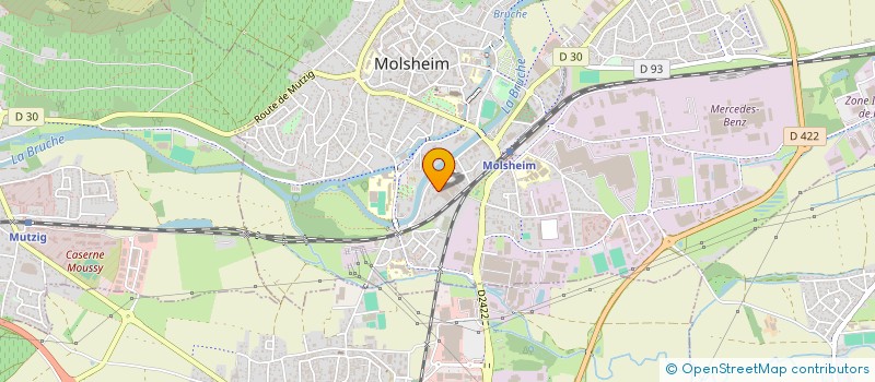 localisation de l'entreprise PRO ALSACE SOUDURE  MOLSHEIM