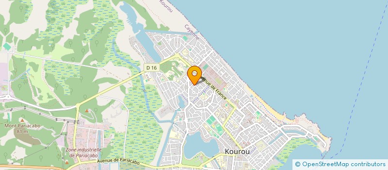 localisation de l'entreprise PRO ALU à KOUROU