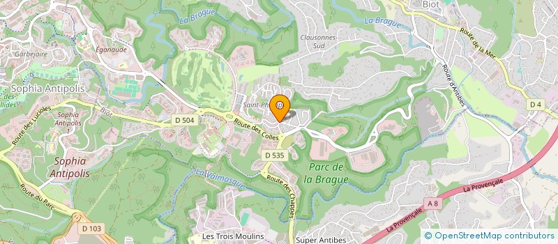 localisation de l'entreprise PRO ALU SYSTEMES  PEYMEINADE