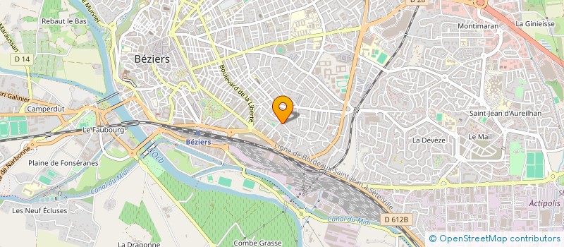 localisation de l'entreprise PRO AND BUSINESS à BEZIERS