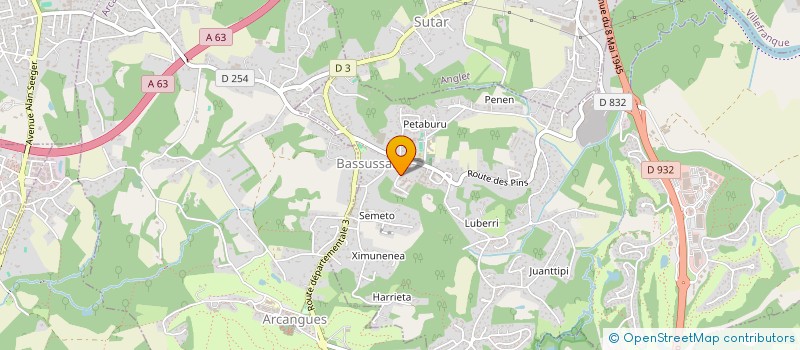 localisation de l'entreprise PRO AND CO  BASSUSSARRY