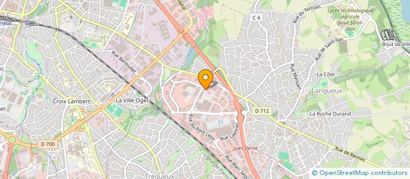 localisation de l'entreprise PRO AQUA  LANGUEUX