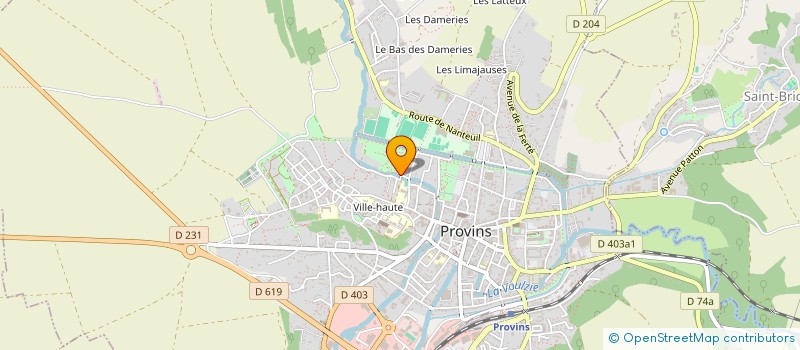 localisation de l'entreprise PRO ARCHI GOLF CONSTRUCTION à PROVINS