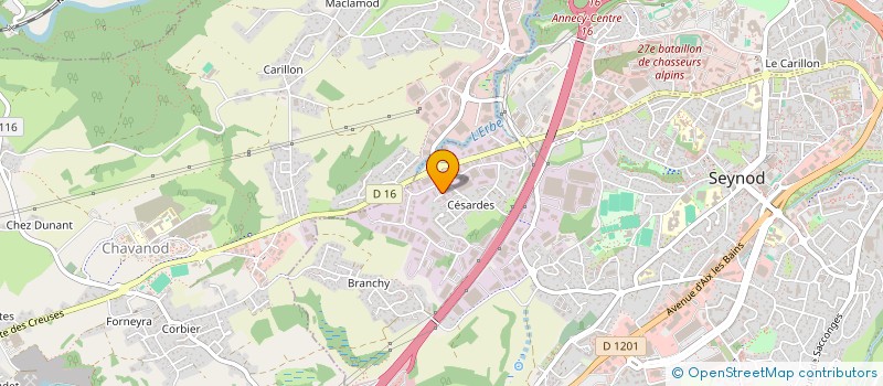 localisation de l'entreprise PRO ARMA à ANNECY