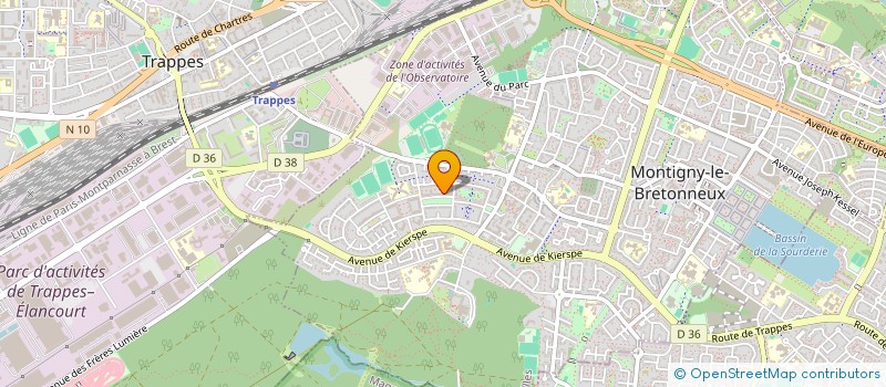 localisation de l'entreprise PRO ARMATURE à MONTIGNY-LE-BRETONNEUX